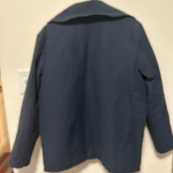 Joe Fresh Men’s Navy Blue Wash Look Winter Jacket 4 front pockets Size Medium - Picture 5 of 7